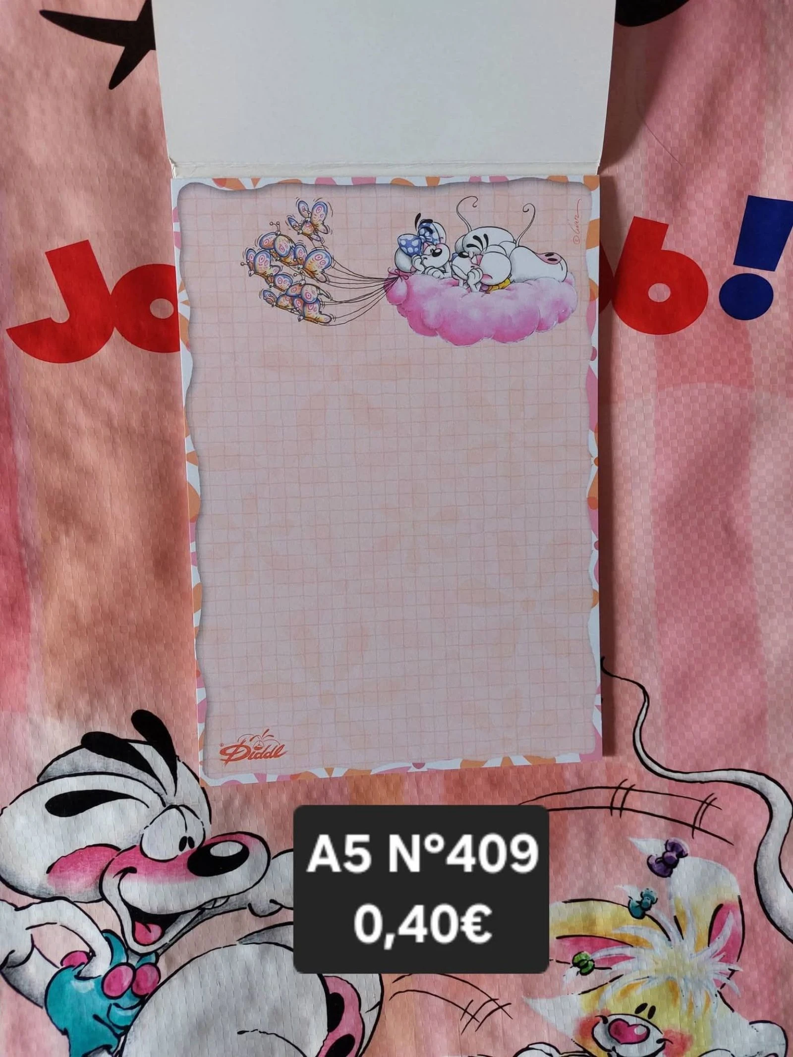 1 feuille diddl A5 N°409